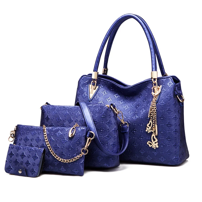

2020 new Korean handbag shoulder diagonal mother bag 4 piece package designer bag crossbody bags for women bag for women bag