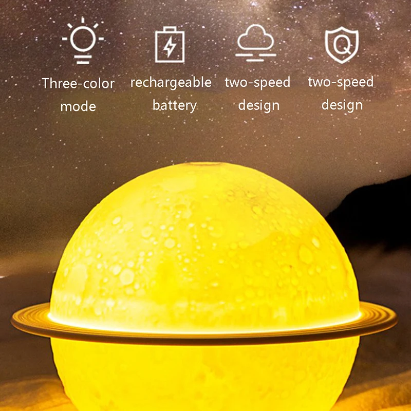 

Humidifier Planet humidifier with light household aroma diffuser night light