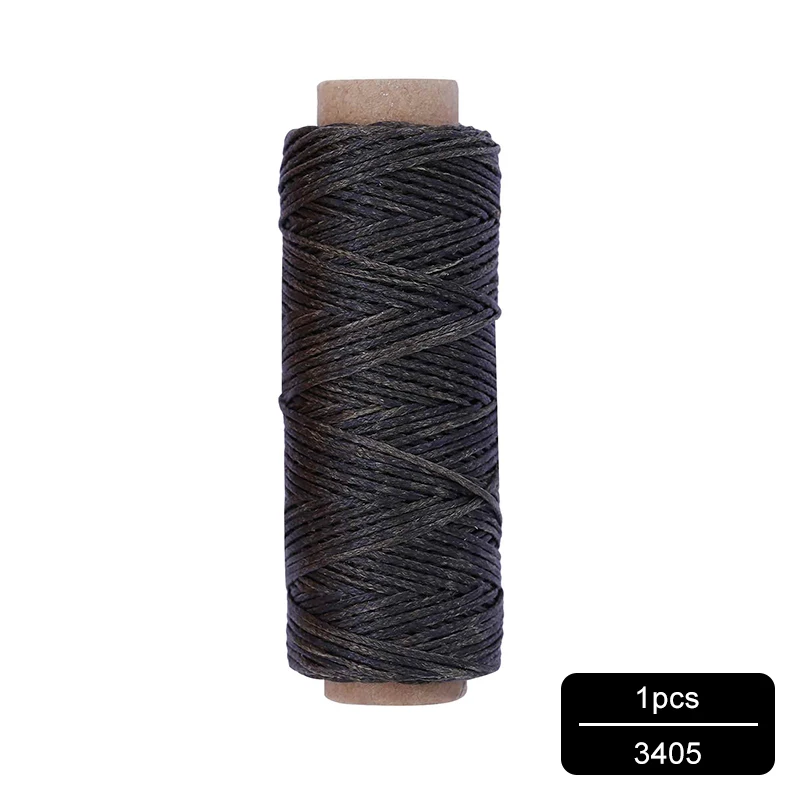 NO.3405 MIUSIE 1 шт. 50 м 150D 1 мм кожаный вощеный шнур для DIY инструмент для рукоделия ручная строчка плоская Вощеная швейная линия - Цвет: NO.3405