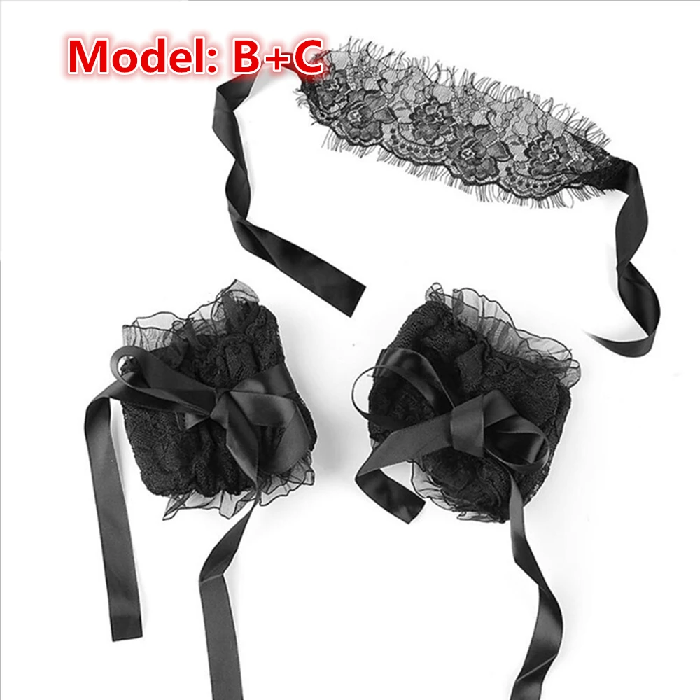 Экзотическая одежда сексуальное нижнее белье кружевная маска повязка на глаза +