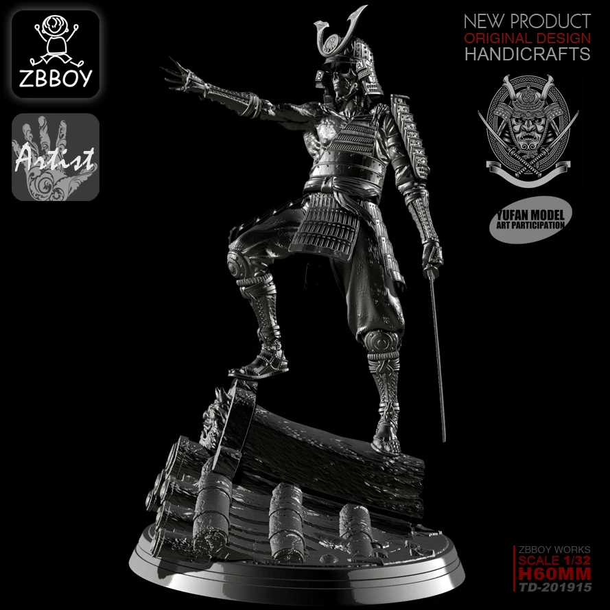 1/32 смолы цифры Наборы Магия воин Смола Солдат модель самодельный TD 201915|Наборы для