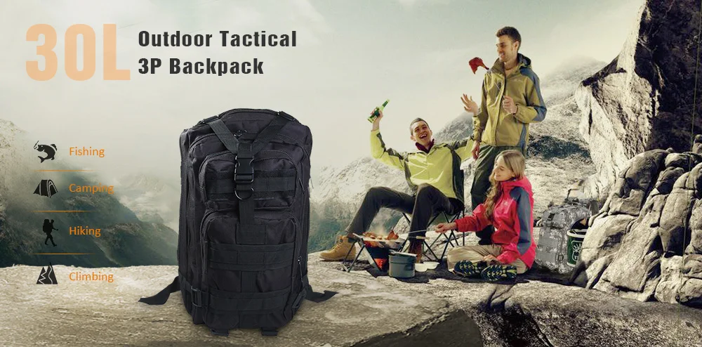 3PTactical Рюкзак Военная армейская уличная сумка рюкзак мужской походный тактический рюкзак походный спортивный Молл пакет альпинистские сумки 30L