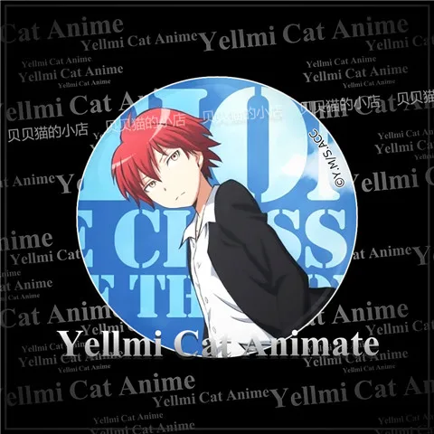 1 шт. брошь значок из аниме корейцы учительский класс Shiota Nagisa Akabane Karuma|Броши| |