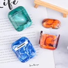 Защитный чехол для наушников Apple Airpods Pro 2 1 Мрамор Pattern Жесткий ПК чехол для планшета зарядным устройством для AirPods 2 1 гарнитура крышка