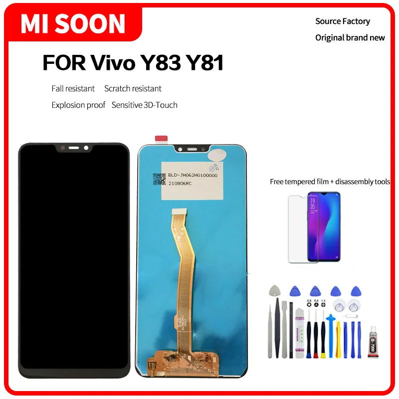 Pantalla LCD para VIVO Y83 Y81, montaje de digitalizador con pantalla t&aacute;ctil, con herramientas gratuitas-0