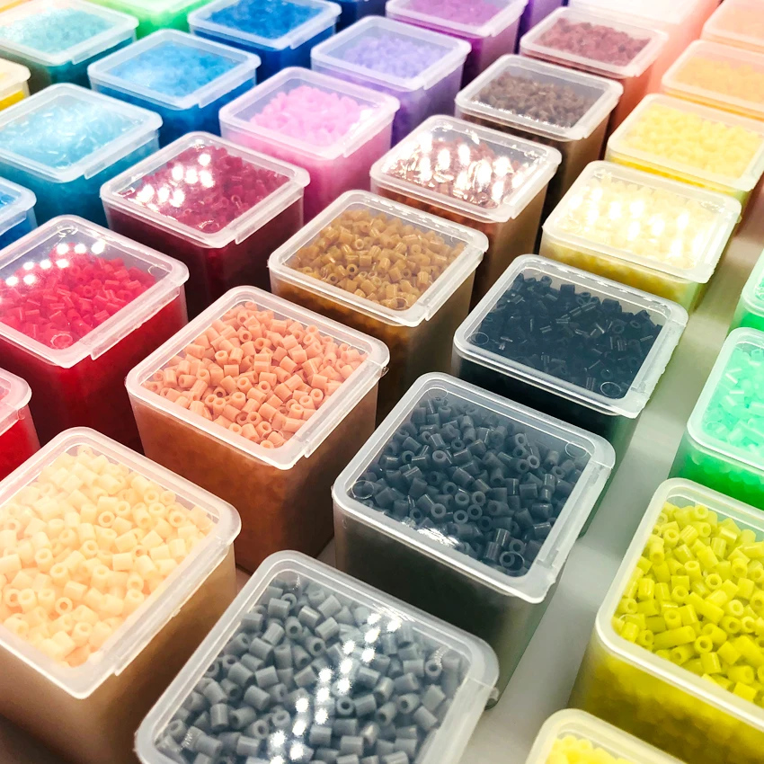Бусины DOLLRYGA 72 Цвета 2 6 мм 2000 шт./кор. Perler железные бусины для детей Hama