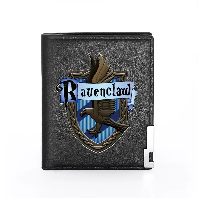 

High Quality Ravenclaw School Symbol Printing Men Women Wallet Billfold Slim Credit Card/ID Holders Money Bag Short Purses