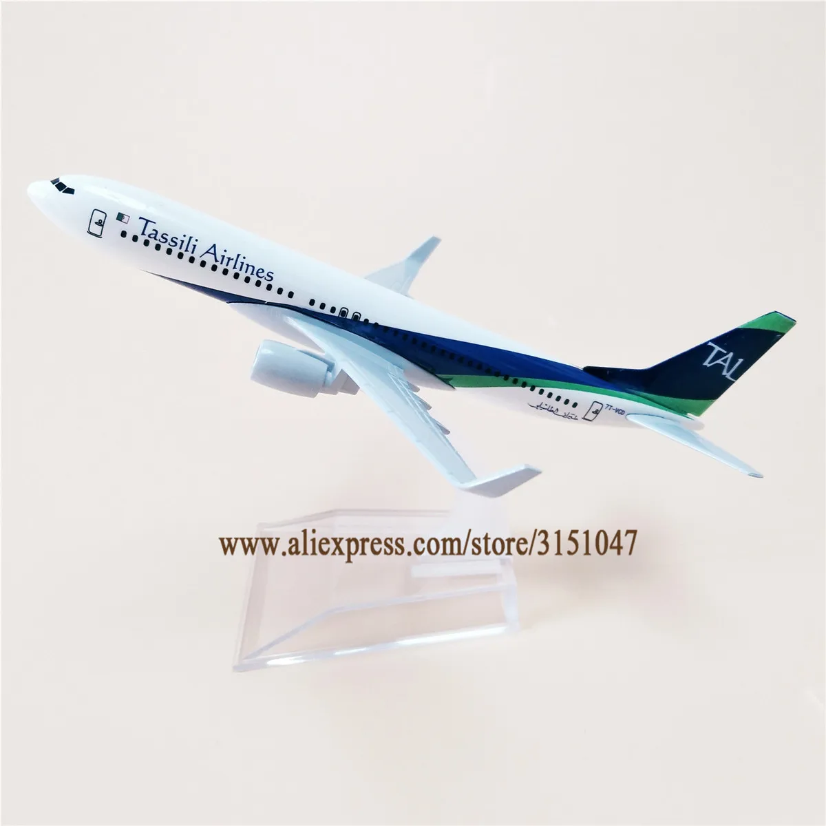 Модель самолета 16 см из металлического сплава авиакомпании кисли авиалинии