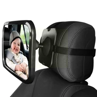 baby car mirror adjustable car back seat rearview facing child kids infant headrest accessories baby monitor mount safety h3n8