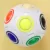 Радужный Сферический футбольный мяч, волшебный фиджет-мяч, игра-головоломка для сочетания цветов, игрушки-фиджеты, стрессовый мяч, головоломка для детей - изображение