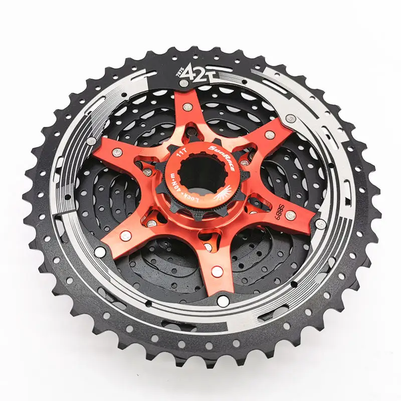 Sunracing 11-42T 10 скоростной велосипед freewheel Wide thewire велосипед MTB кассета freewheel