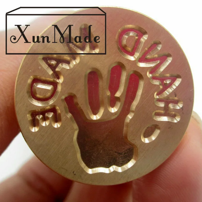 Восковая печать ручной работы с логотипом ручной работы свадебные подарки печать восковая печать только головка штемпеля или купить с деревянной ручкой в стиле ретро