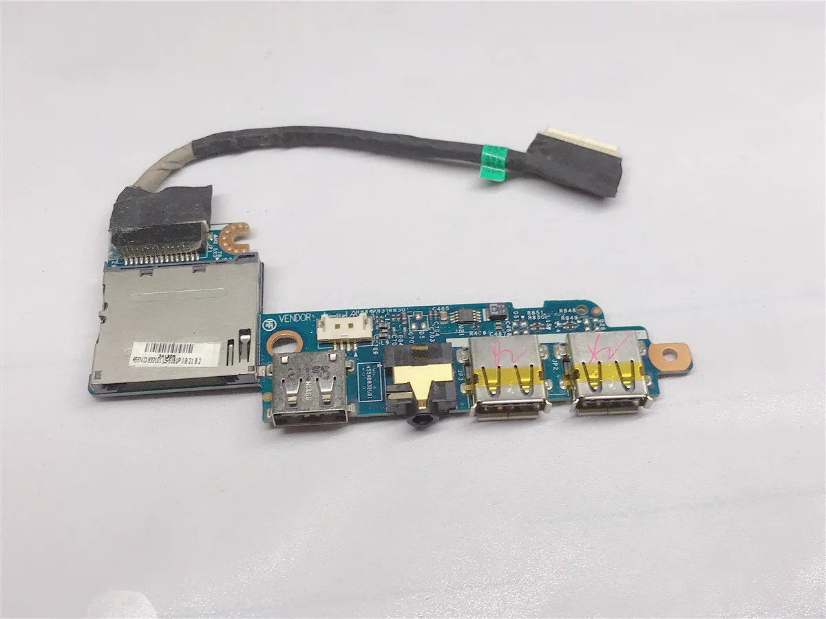 Для HP ProBook 5320m audio sound/USB/card reader board с кабелем