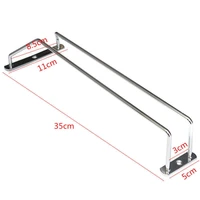 high quality useful 35cm stainless steel wine rack glass holder hanging bar hanger shelf