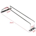 Высокое Качество Полезная 35 см Нержавеющаясталь стеклянный шкаф для вина держатель крючок вешалка полка