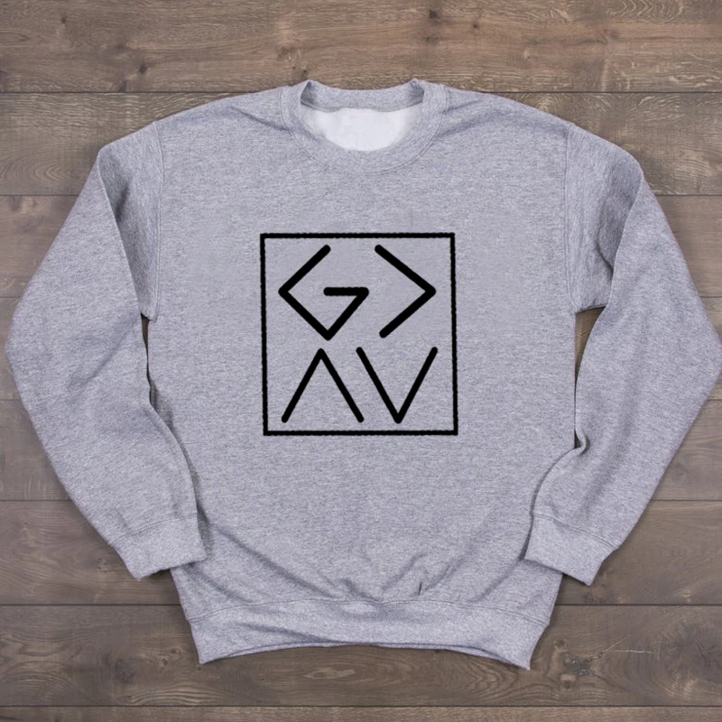 Женская Повседневная Толстовка с надписью God Is more The Highs and Low | одежда