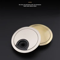 zinc alloy round table wire hole covers outlet port computer pc desk cable grommet line holder 50mm53mm60mm80mm table