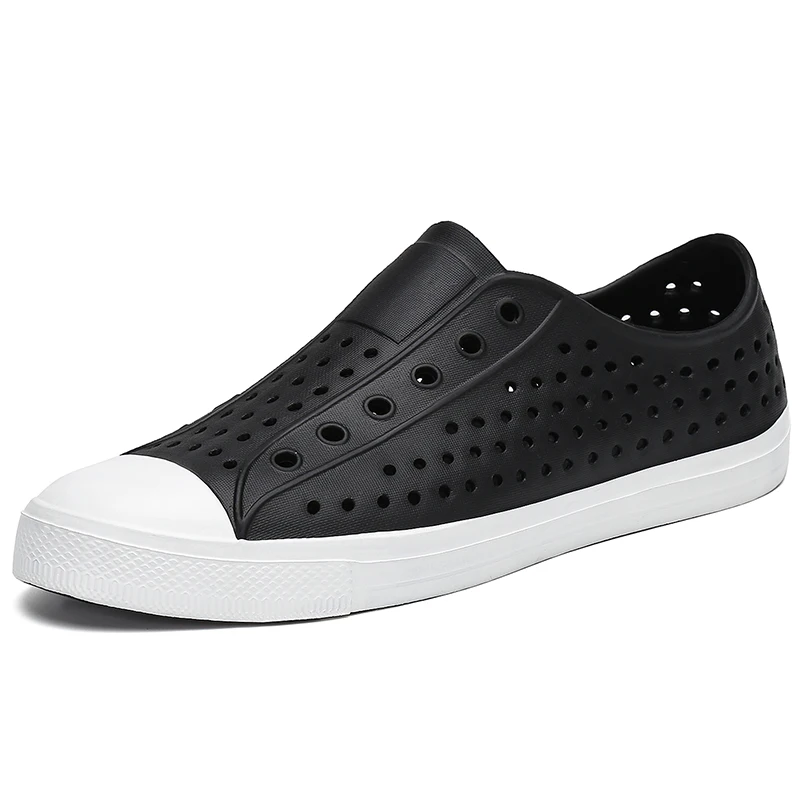 Новые летние пляжные тапочки мужские шлепанцы женские уличные на плоской