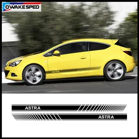 Для Opel Astra GTC Racing Sport Styling виниловая наклейка для авто кузова, боковой декор, наклейки, аксессуары для защиты автомобиля