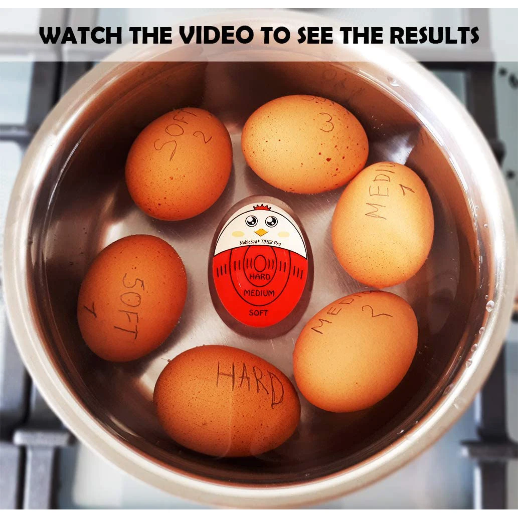 

Egg Timers Pro for Cooking Countdown Timer,Soft Hard Boiled Egg Timer That Changes Color When Done | No BPA,kitchen Digital Time