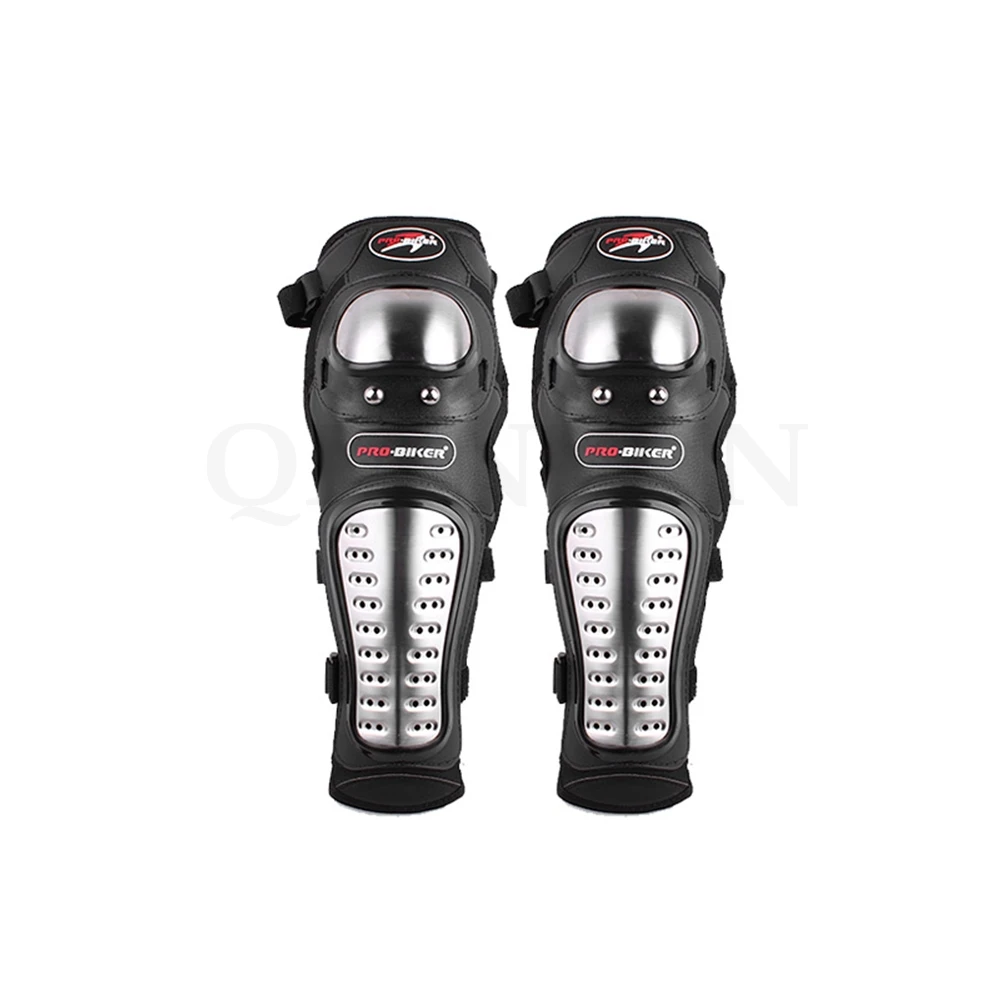 

Motorcycle Kneepad Stainless Steel Motocross Protective Armor Gear Protector Guards Kit For honda FOR yamaha FOR bmw