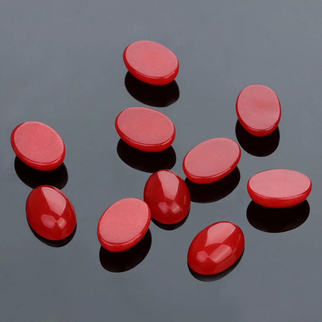 

10 шт без отверстия бусины натуральный овальный камень Бусины с плоской поверхностью Кабошон Подвеска с основанием Cameo для изготовления юве...