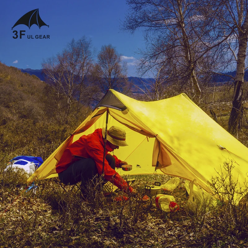 3F UL Gear Lancer2 LanShan Ultralight 15D с силиконовым покрытием 2 человека палатка для альпинизма
