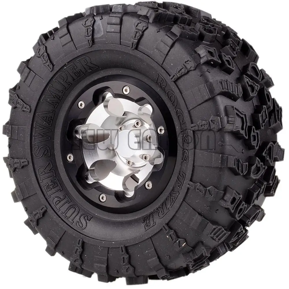 Новые ENRON 4P алюминиевые 2 &quotBeadlock колеса и 132 мм шины для RC 1/10 модель гусеничный
