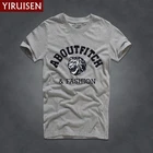 Футболка YIRUISEN мужская с вышивкой, брендовая тенниска из 100% хлопка, повседневная мягкая майка с короткими рукавами, одежда для отдыха