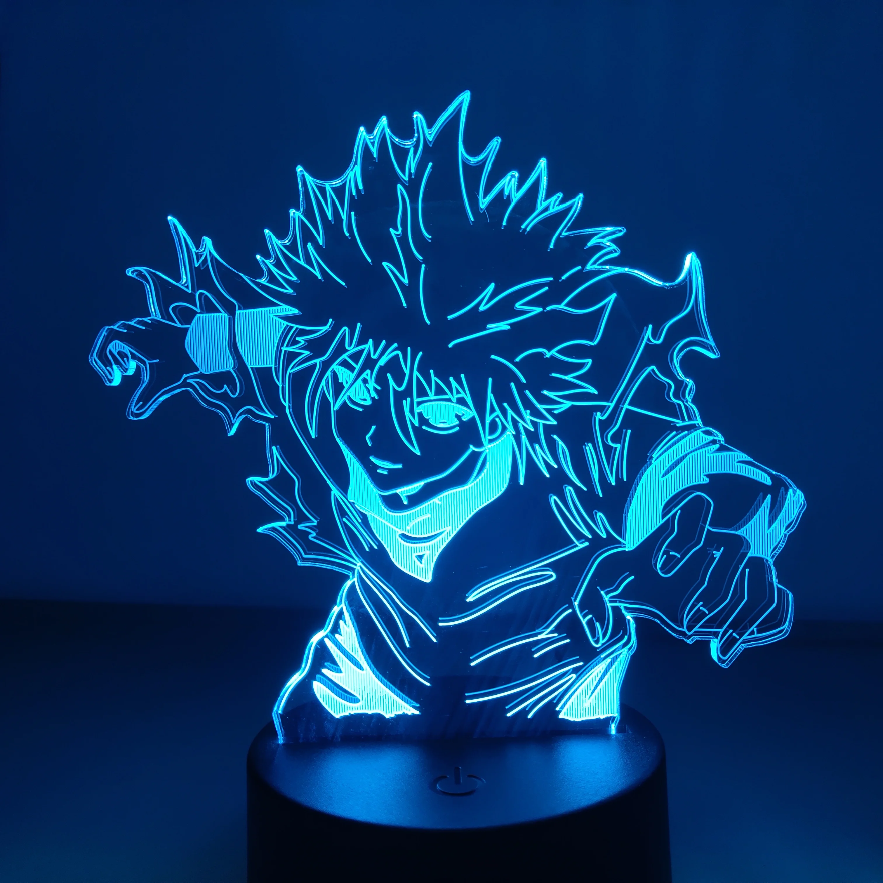 Экшн-фигурка Killua светодиодный ночник аниме Hunter X 3D визусветильник льник