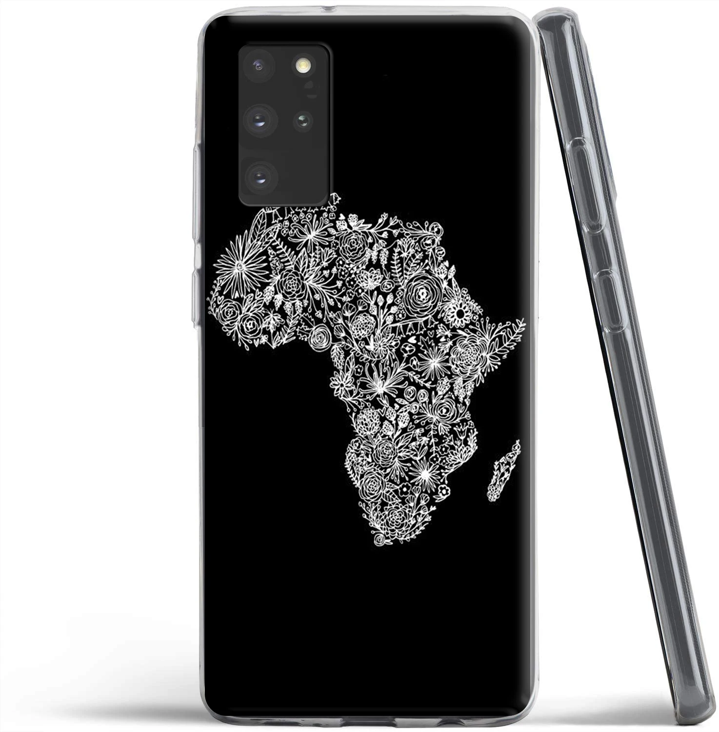 Силиконовый чехол с картой Африки для Samsung Galaxy A2 A5 A6 A7 A8 A9 J3 J4 J5 J6 J7 J8 Plus Prime 2018 |