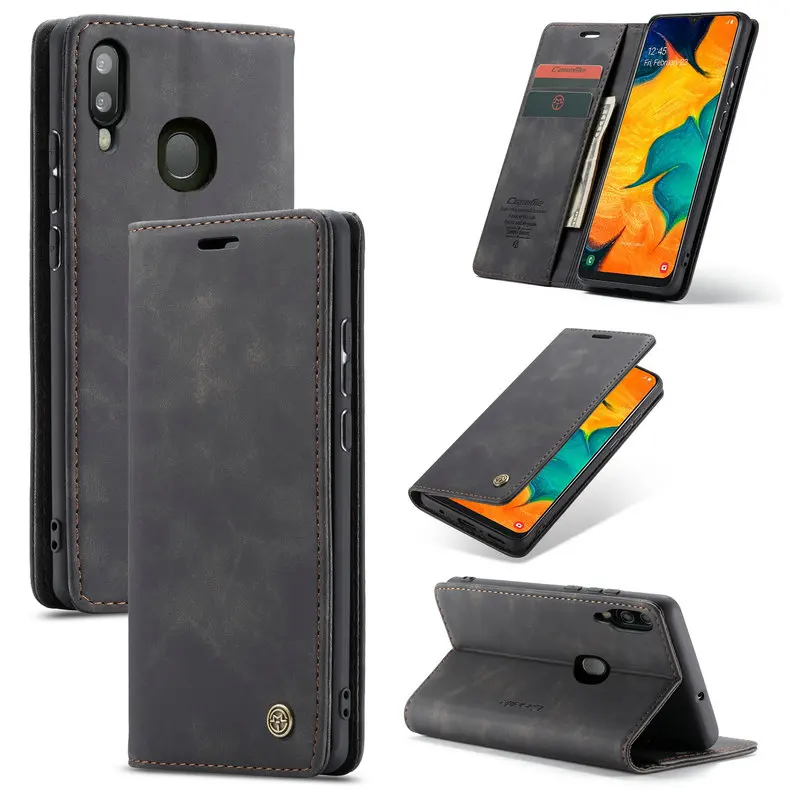 Кожаный чехол-книжка с бумажником для samsung S7 край Galaxy S8 S9 S10 S10E Примечание 10 плюс 5G A20 A20E A30 A40 A50 A70 A80 A90 M10 M20