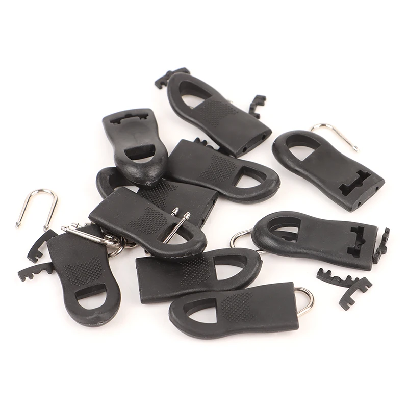 

10Pcs Replacement Zipper Puller For Clothing Zip Fixer For Travel Bag Suitcase