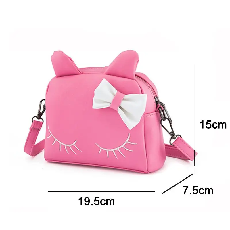 

Kids Bags Mini Backpack Waterproof Leather Girls Crossbody Bag Cute Bow Shoulder Bags Kindergarten Toddler Children School Bags