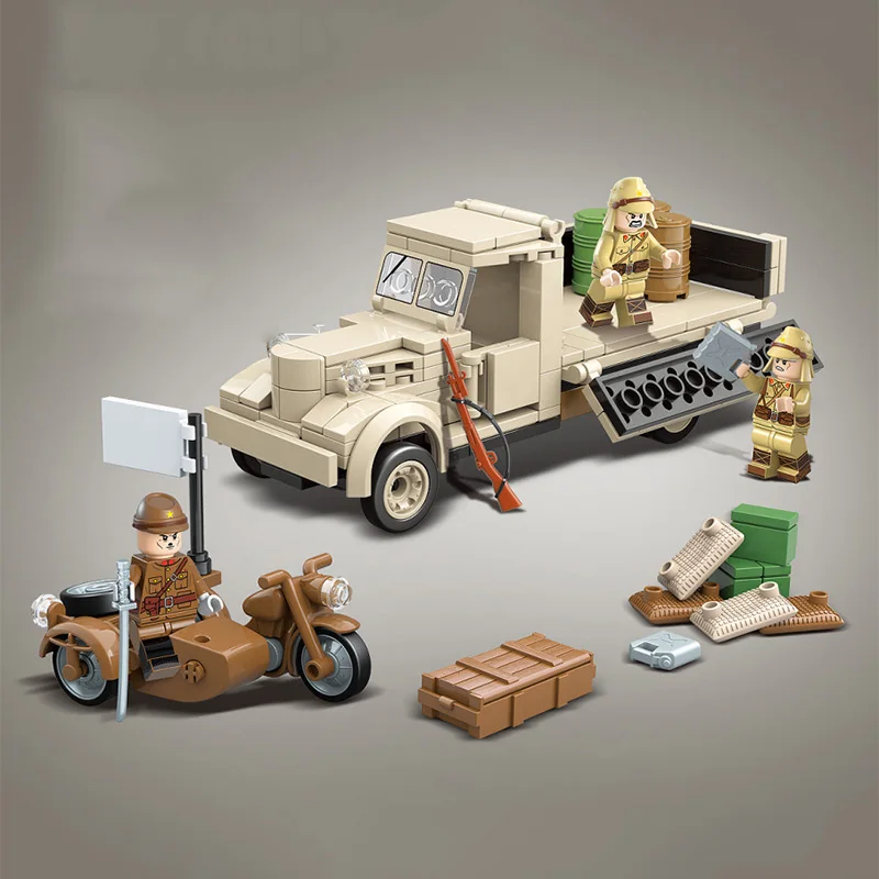 Военная серия Второй мировой войны Японские военные 180 грузовик Танк спецназ