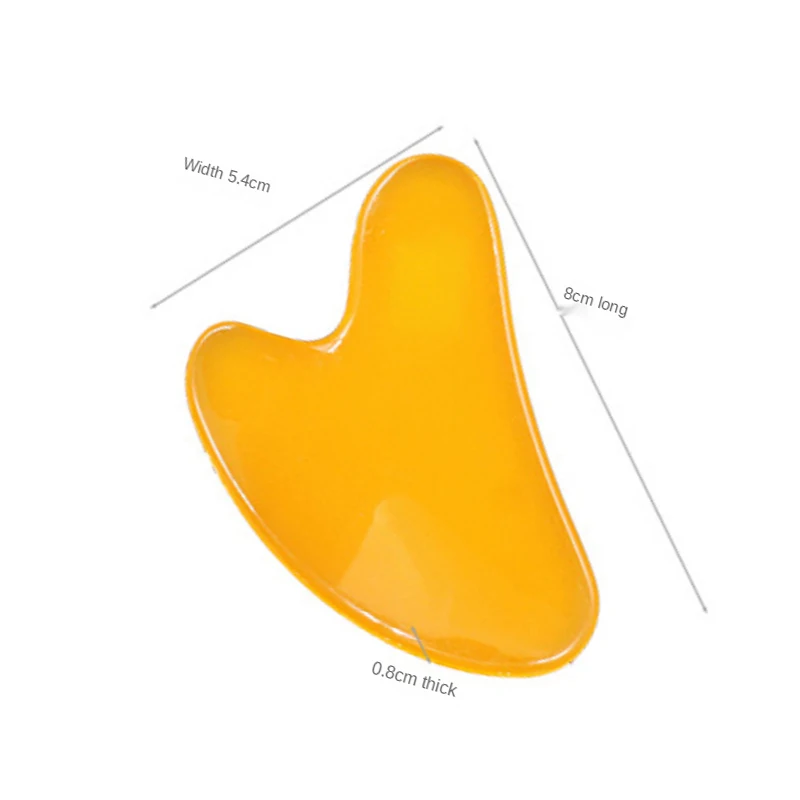 

1Pcs Beeswax Guasha Scraping Massage Scraper Face Massager Acupuncture Gua Sha Board Acupoint Face Eye Care SPA Massage Tool