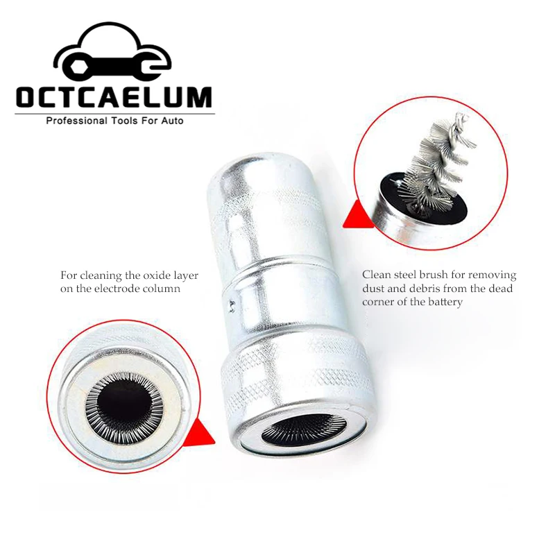 Универсальная щетка для чистки клемм аккумуляторных батарей VW Audi Toyota Honda BMW Mercedes