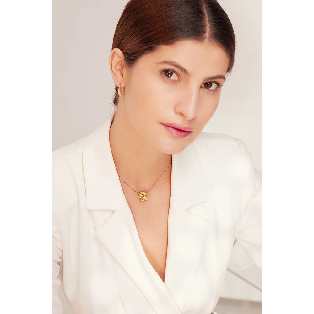 Ожерелье-подвеска из нержавеющей стали с китайским иероглифом - купить по