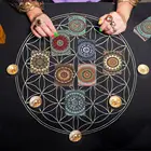 Скатерть из мягкой легкой ткани с рисунком 