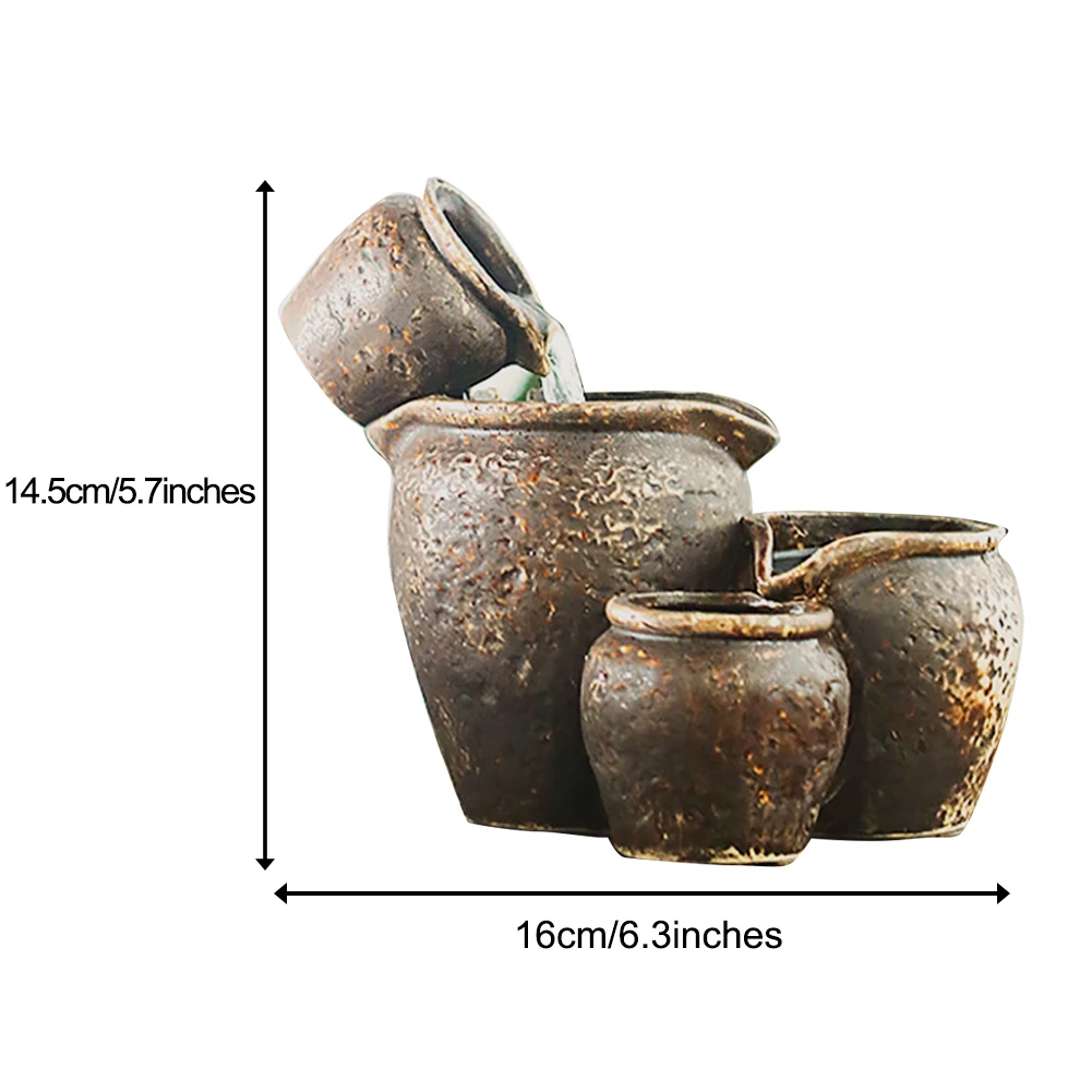 

Pet Cat Drinking Fountain Pet Automatic Circulation Drinking Fountain Home Potted Plant Decoration Ornament Modeling