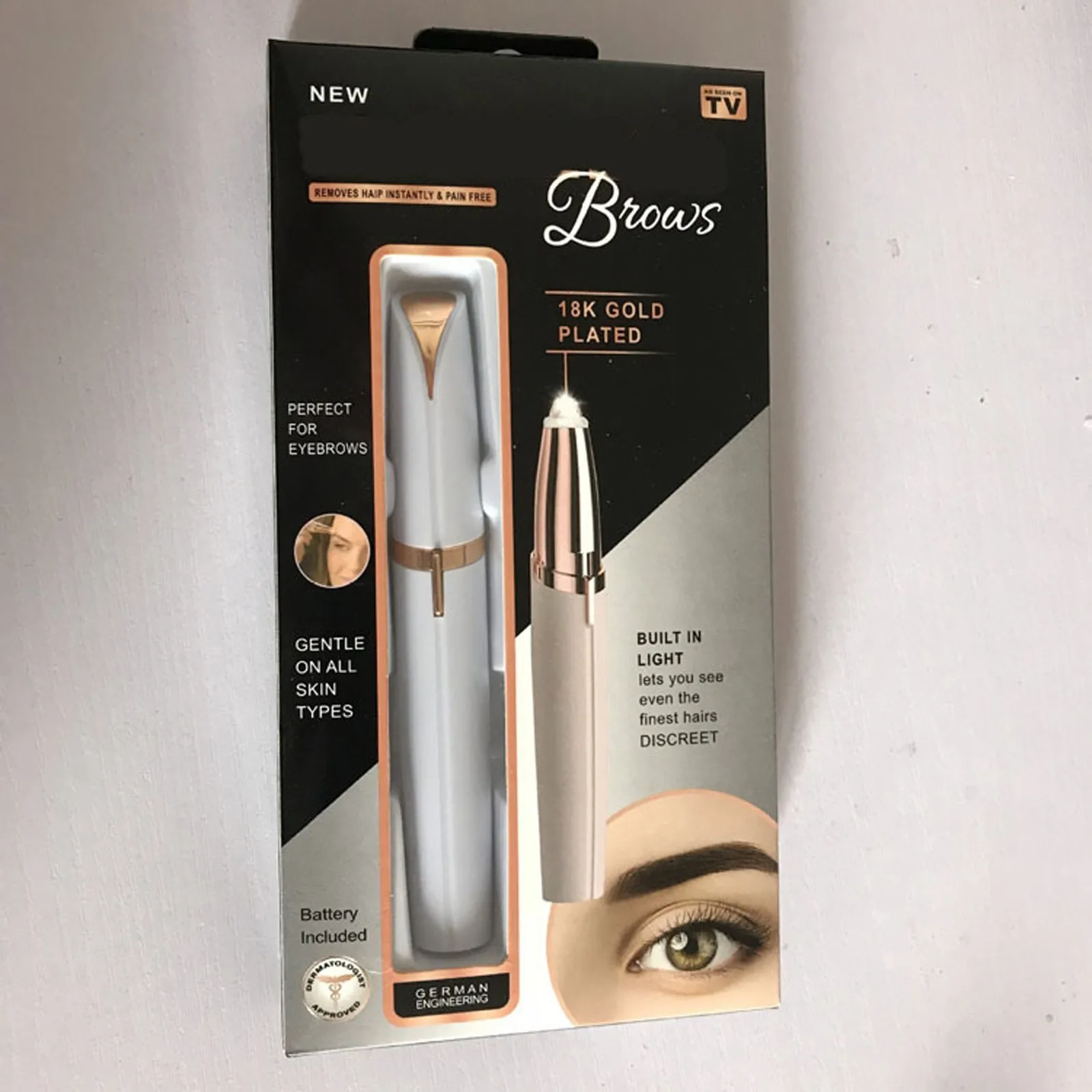 

Electric Eyebrow Trimmer Pen Hair Remover Eyebrow Razor Multifunction Epilator Painless Eye Brow Trimmer Face Shaver#p4