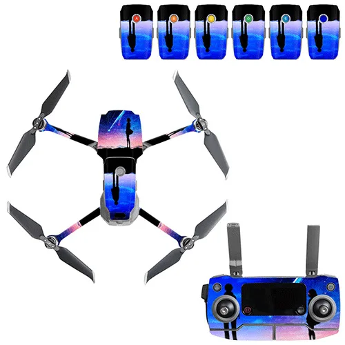 Граффити наклейка Skins Комплект для DJI Mavic 2 Drone Body sticker пустынный камуфляж наклейки аксессуары для кожи Mavic 2 PRO/Zoom