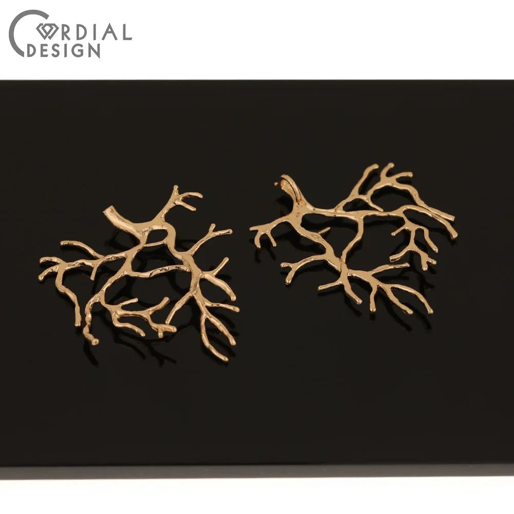 

Cordial Design 50Pcs 29*36MM Jewelry Accessories/DIY Earrings Connectors/Hand Made/Necklace Findings & Components/Copper/Charms