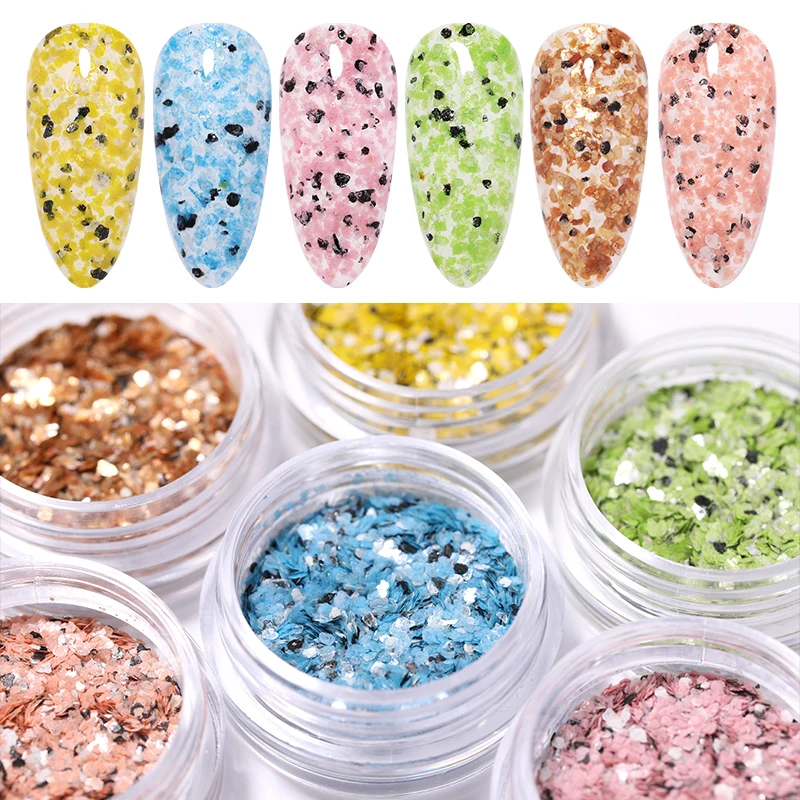 Пудра для ногтей Дизайн в коробке красочные розовые зеленые серии DIY дизайн