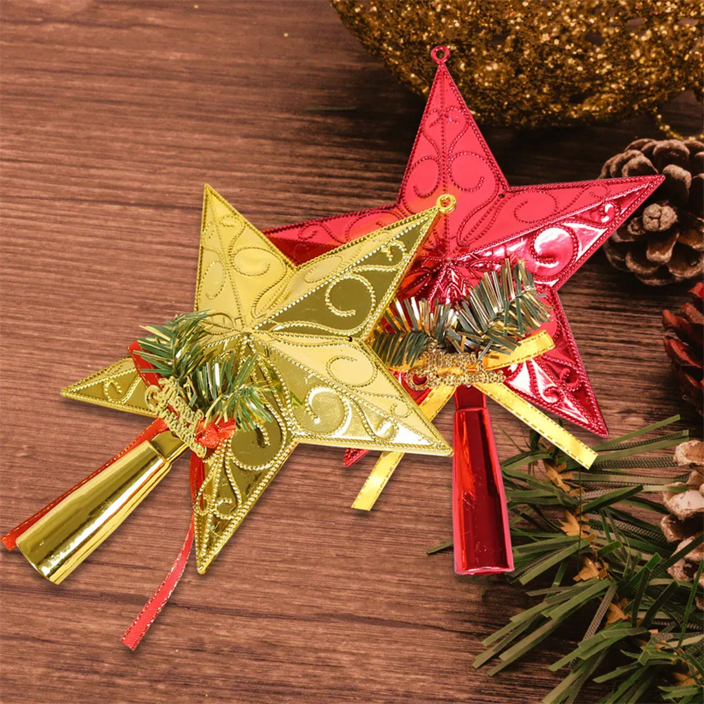 Christmas Pentagram Tree Top Pendant Home Holiday New Year Decoration 2019 | Дом и сад