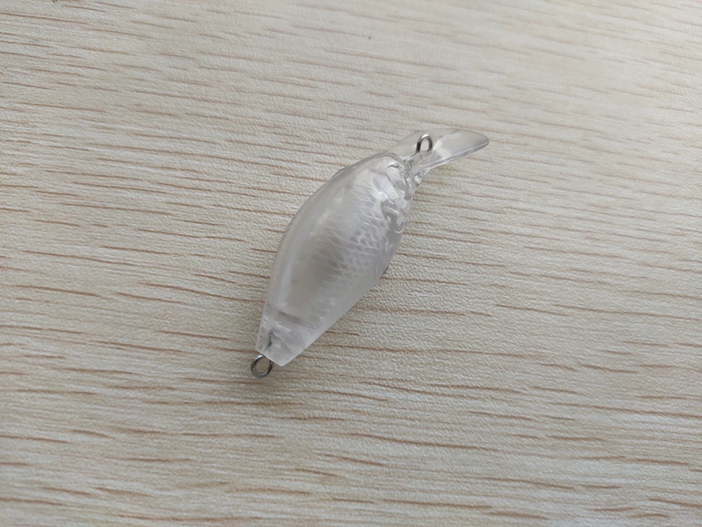 10 шт. неокрашенные приманки для рыбалки Воблер искусственные 54 мм 3.5гр. Пустой