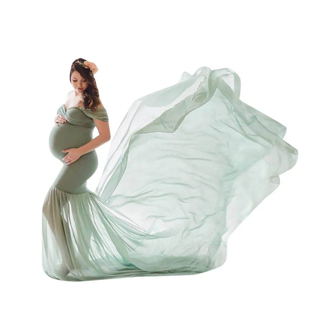 F Платья для беременных для фотосессии платье для беременных vestidos платье для беременных vestido embarazada без рукавов в стиле пэчворк Z4 - Цвет: F