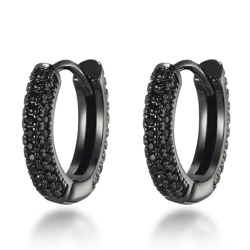 

Серьги-кольца с цирконом для мужчин и женщин, украшения в стиле хип-хоп, изящные украшения для вечерние, хороший подарок на день рождения