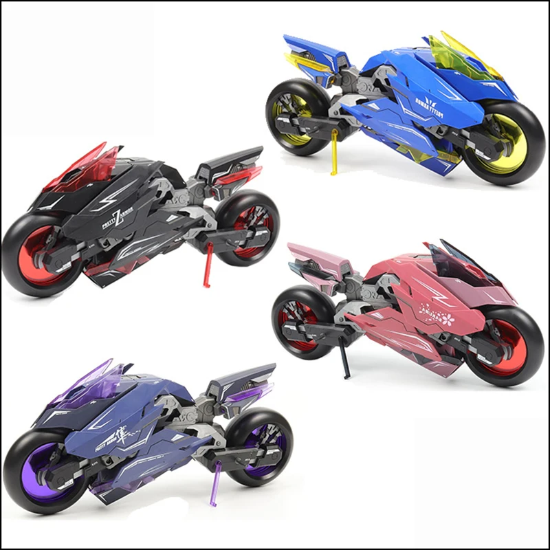 

Japanese Anime PA Pretty Armor model Frame Arms Saber Hongji Girl With Assemble Motorcycle for 6 inch Action figure gifts
