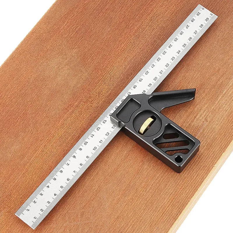 45 ° 90 угол скребок линейка Деревообработка линия скрап-датчик измерительный блок